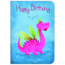 Open Juvenile Cards Pink Dragon OTB17905
