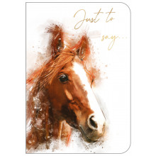 Blank (Just To Say) Cards Horse OTB17921
