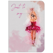 Blank (Just To Say) Cards Ballerina OTB17931