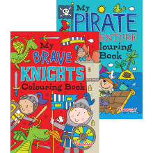 Pirates & Knights Colouring Book