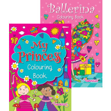 Ballerina & Princess Colouring Book
