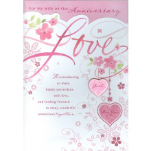 Wife Anniversary Traditional 90 Cards PR006