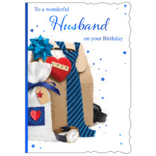 Husband Birthday Trad C50 Card PR138