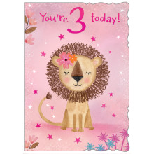 Age 3 Girl C50 Card PR188