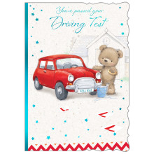 Driving Test Pass Cute C50 Card PR198