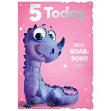 Age 5 Girl C50 Card PR201