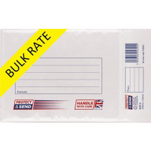 Protect & Send A White Padded Envelopes Bulk 120 x 165mm