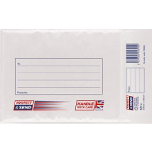 Protect & Send A White Padded Envelopes 120 x 165mm