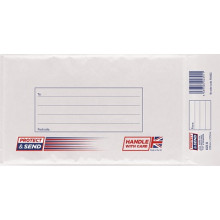Protect & Send B White Padded Envelopes 120 x 215mm
