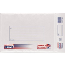 Protect & Send D White Padded Envelopes 180 x 265mm