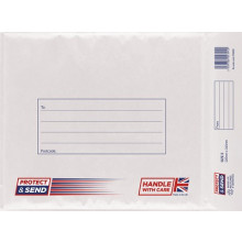 Protect & Send E White Padded Envelopes 220 x 265mm