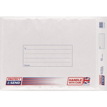 Protect & Send K White Padded Envelopes 350 x 470mm