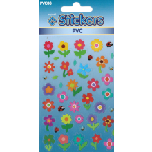 PVC Flower Stickers