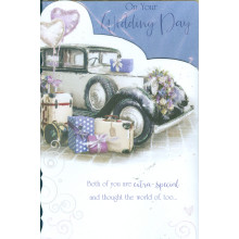 Cards 19033 Code 75 Wedding Day 3 Fold Cards