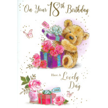 Age 18 Girl Cute Cards XY GL50005-1