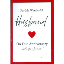 Husband Anniversary Trad C50 Cards SC0151