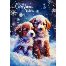 JXC2346 Open Dogs C50 Christmas Card SCC0008