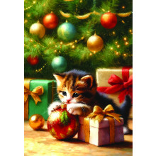JXC2345 Open Cat C50 Christmas Card SCC0047