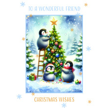 JXC2886 Special Friend Juvenile C50 Christmas Card SCC0532