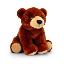 18cm Keeleco Brown Bear Soft Toy