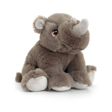 18cm Keeleco Rhino Soft Toy