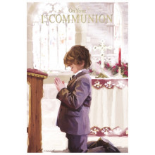 1st Communion Male Cards SE27292