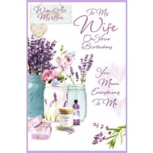 Wife Anniversary Trad 75 Cards SE27383