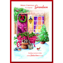 JXC0410 Grandson Trad 75 Christmas Cards