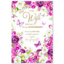 SEN068 Wife Anniversary Traditional 75 Cards