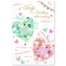 SEN078 Wife Anniversary Traditional 75 Cards