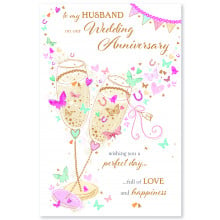SEN079 Husband Anniversary Trad 75 Cards