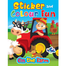 Sticker & Colouring In Fun Book Asst