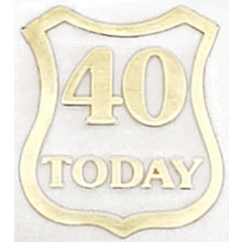 Roman Labels Gold Shield 40 Today