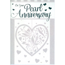 Pearl Anniversary Cards XY SL50060A