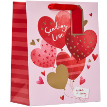 Gift Bag Sending Love Balloons Large