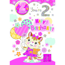 Age 2 Girl Badge Cards C50 TP5002-2