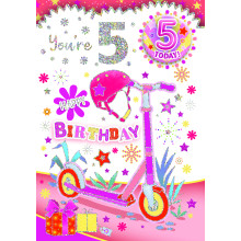 Age 5 Girl Badge Cards C50 TP5006-1