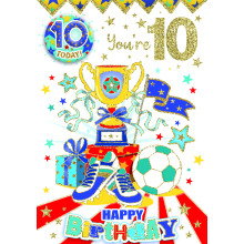 Age 10 Boy Badge C50 Cards TP5009-2