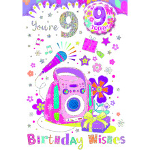 Age 9 Girl Badge C50 Cards TP5010-1