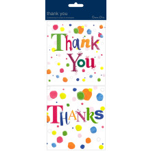 Twin Pack Thank You Spots, 2 Designs, 8's