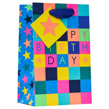 Gift Bag Checkerboard Small
