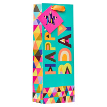 Gift Bag Bottle Happy Birthday