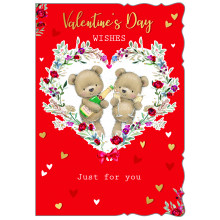 JVC0016 Open Cute 50 Valentine's Day Cards