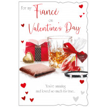 JVC0123 Fiance Trad 75 Valentine's Day Cards