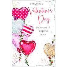 JVC0028 Open Female Trad 75 Valentine's Day Cards