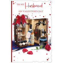 JVC0174 Husband 75 Valentines Day Cards V4008-2