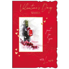 JVC0231 Open Male Trad 75 Valentines Day Cards V5010-1
