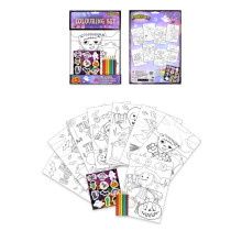 A4 Colouring Set + Mini Crayons