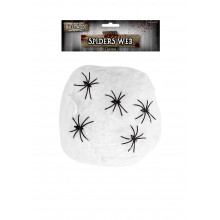 Halloween Spiders Web & 5 Spiders 40g