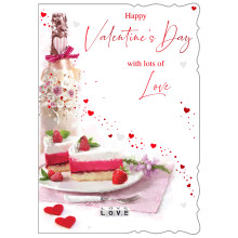 JVC0283 Open Female Trad C50 Valentine's Day Card V6000-1